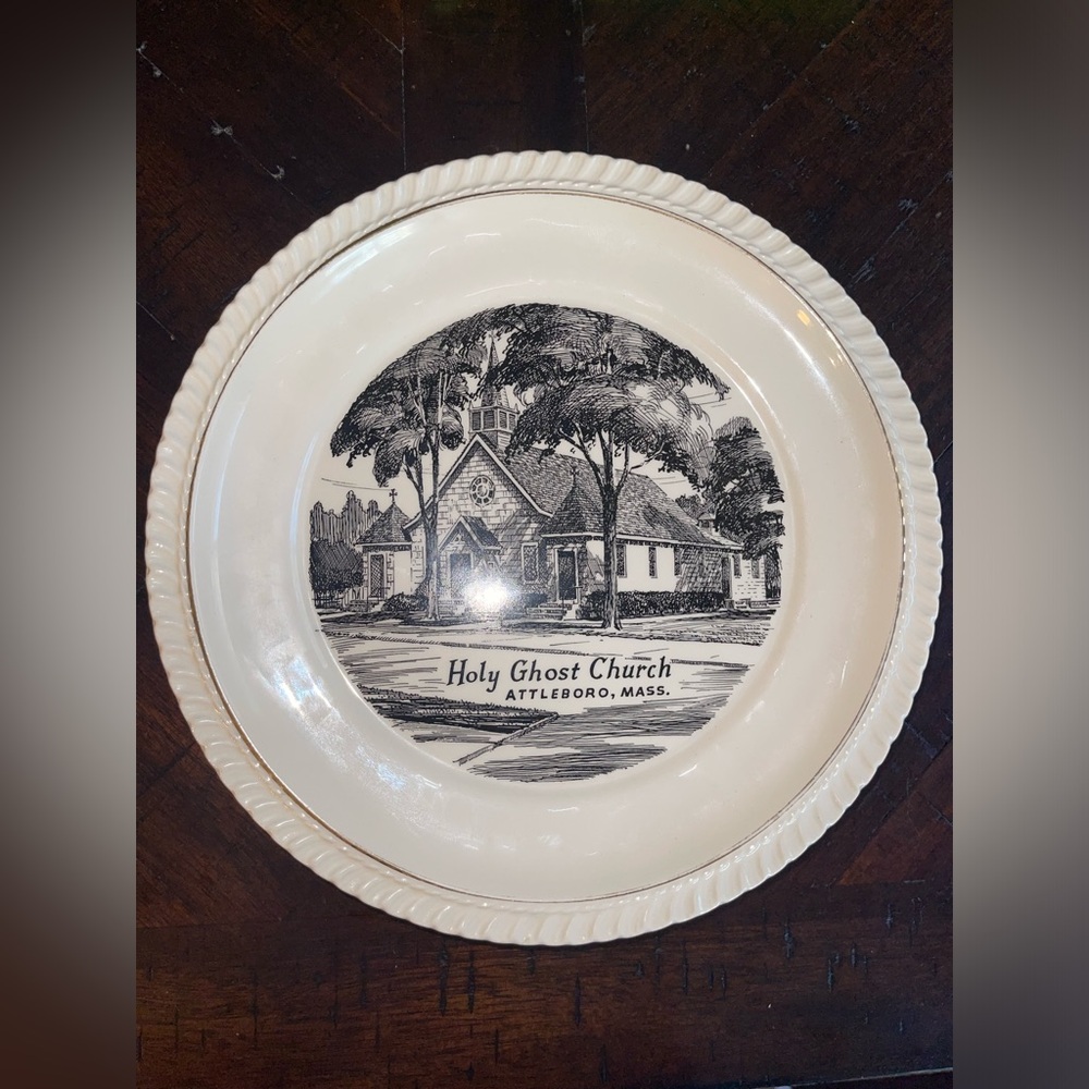 Holy Ghost Church Attleboro, Mass Plate